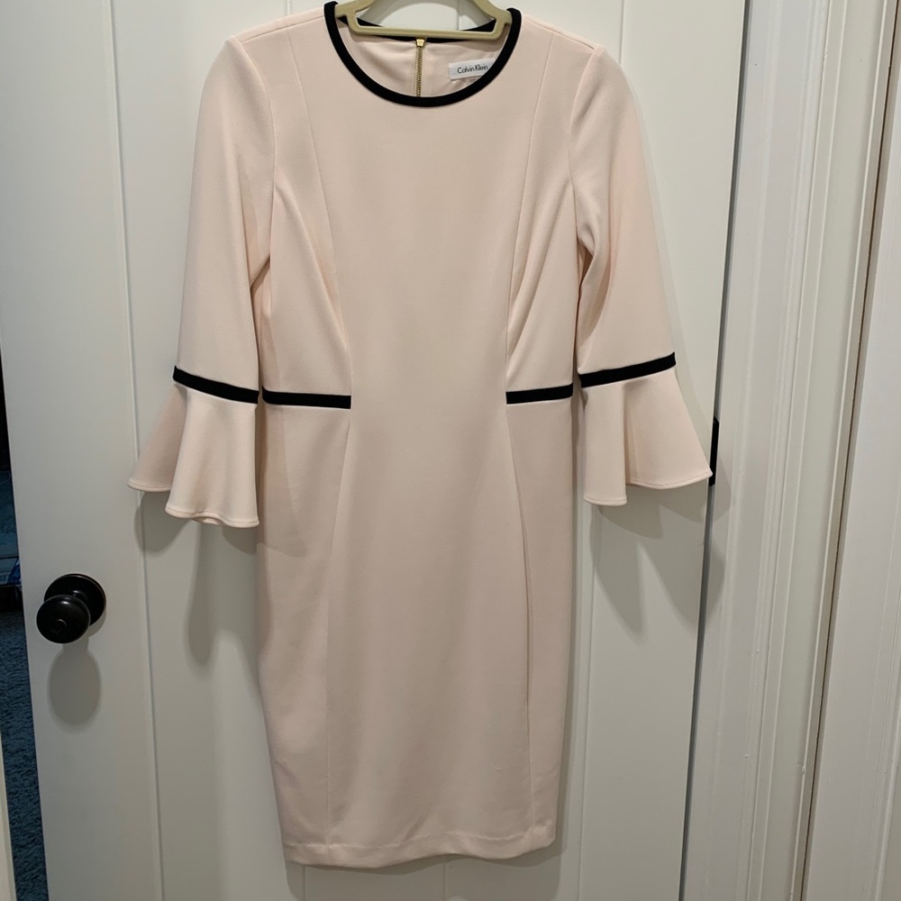 Calvin Klein light pink dress